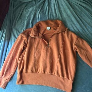 a new day Bold Orange Sweater